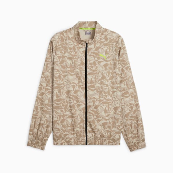 Campera PUMA Fit para hombre, Putty-Q1 print, large-ARG
