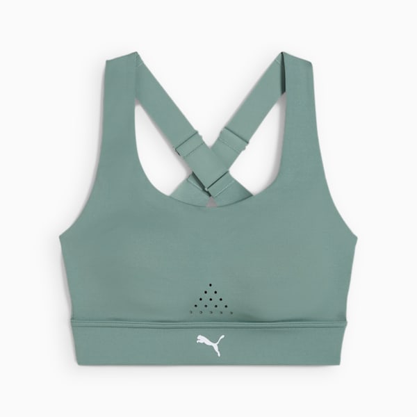 Sports bra PWRbreathe RUN, Green Moon, large-MEX