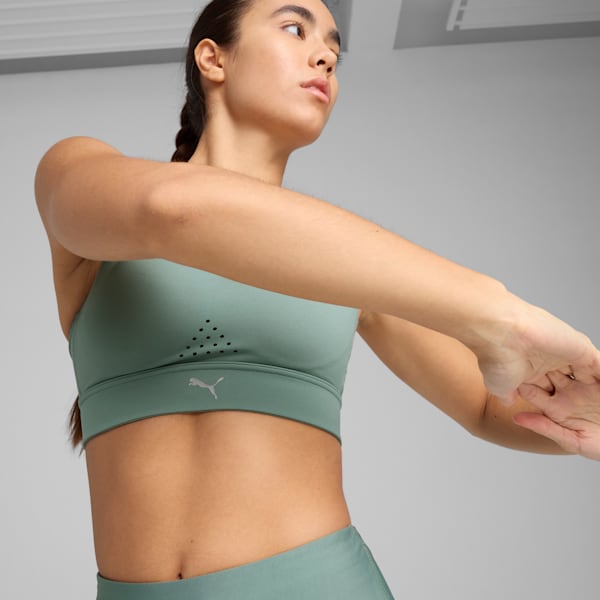 Sports bra PWRbreathe RUN, Green Moon, large-MEX