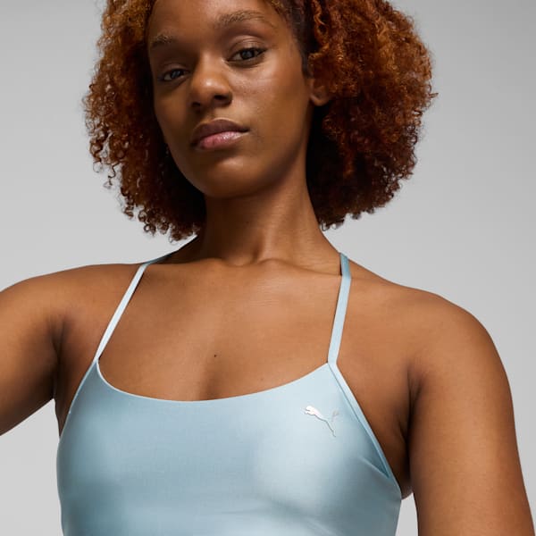 Top deportivo de entrenamiento Move SUMMER DAZE para mujer, Turquoise Surf, large-ARG