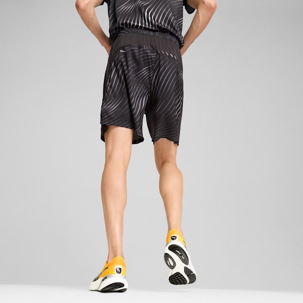 Shorts con estampado integral RUN FAV Velocity 17cm para hombre, PUMA Black-AOP, large-ARG