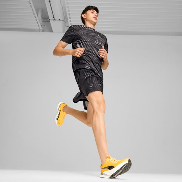 RUN FAV VELOCITY Men's All-Over-Print 7"  Running Shorts, PUMA Black-AOP, large-ZAF