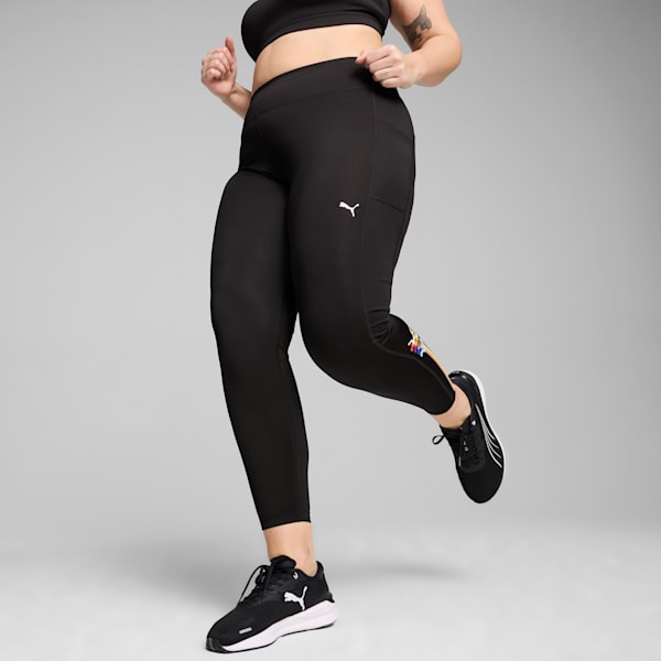 Calzas de running PRIDE para mujer, PUMA Black, large-ARG
