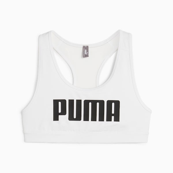 Bra de entrenmiento Mujer 4 KEEPS, PUMA White-Black PUMA, large-MEX