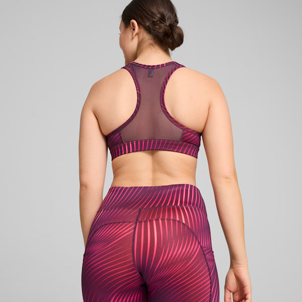 Top deportivo de entrenamiento 4KEEPS para mujer, Midnight Plum-Run AOP, large-ARG