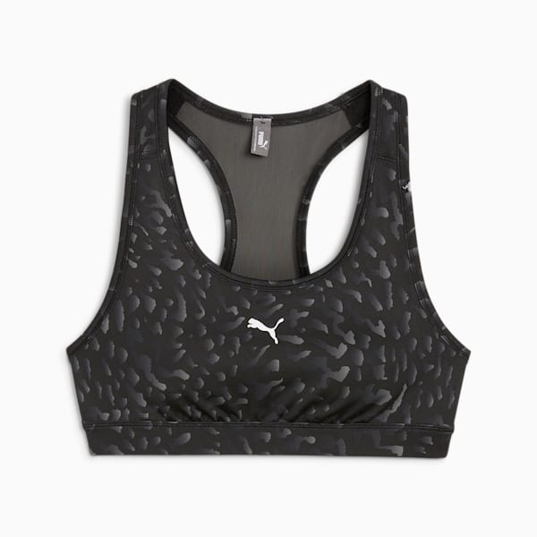 Top deportivo de entrenamiento 4KEEPS para mujer, PUMA Black-Skin AOP, large-MEX