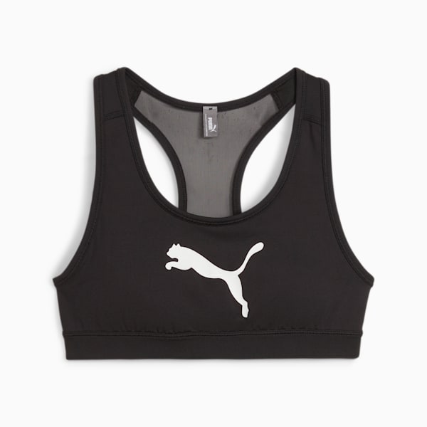 Top deportivo de entrenamiento 4KEEPS para mujer, PUMA Black-Big White Cat, large-ARG