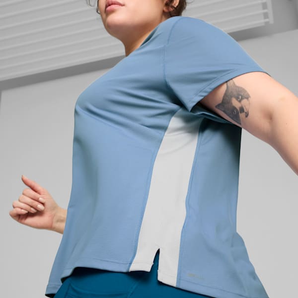 Remera Velocity para mujer, Zen Blue, large-ARG