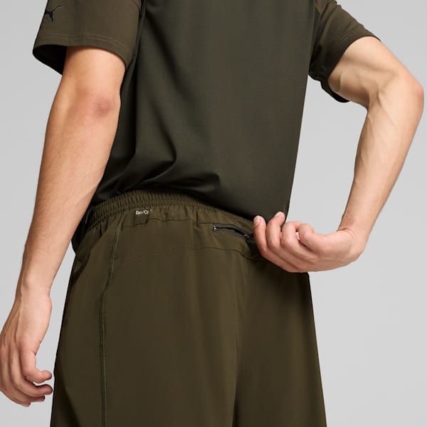 Flex 7" Woven Shorts Men, Dark Olive, large-ZAF