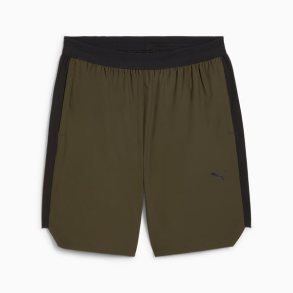 Shorts Fuse Stretch para hombre, Dark Olive, large-ARG