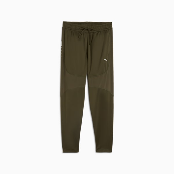 Panelled Tapered Jogger Men, Dark Olive, large-ZAF