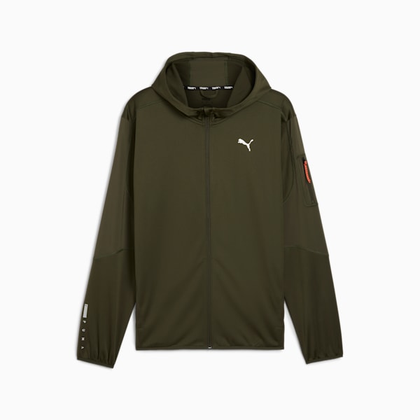 Training Concept Jacket Men, Dark Olive, large-ZAF