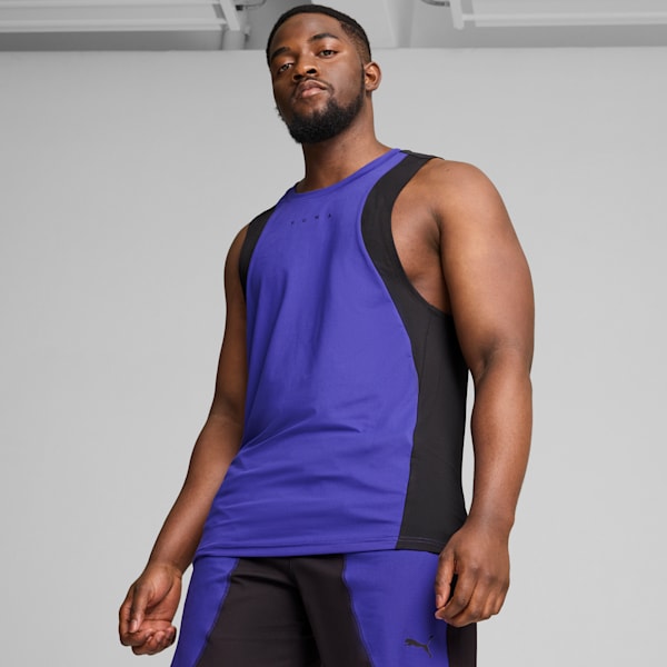 Playera PUMA FIT CLOUDSPUN para hombre, Lapis Lazuli, large-MEX