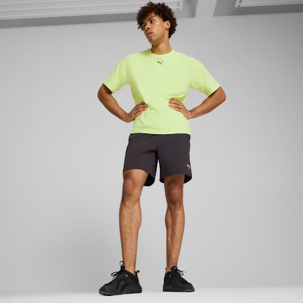 Shorts ENERGY 7-Stretch para hombre, Flat Dark Gray-Fizzy Apple, large-ARG