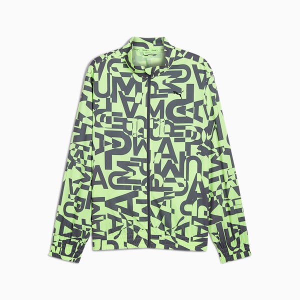 PUMA FIT All-Over Print Jacket Men, Galactic Gray, large-ZAF
