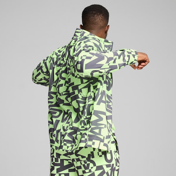 PUMA FIT All-Over Print Jacket Men, Galactic Gray, large-ZAF