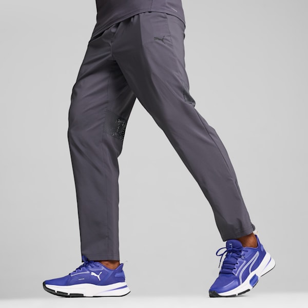 Pantalones con tejido de malla para hombre, Galactic Gray, large-ARG