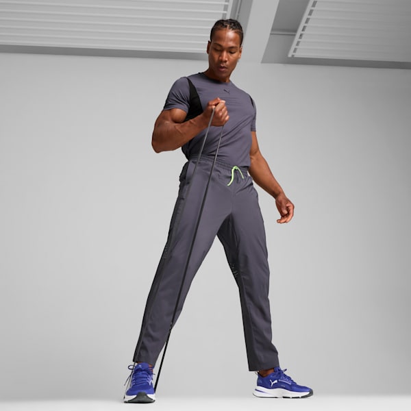 Pantalones con tejido de malla para hombre, Galactic Gray, large-ARG