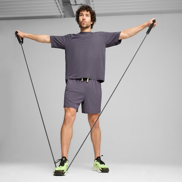 Shorts PUMA FIT 12cm para hombre, Galactic Gray, large-ARG