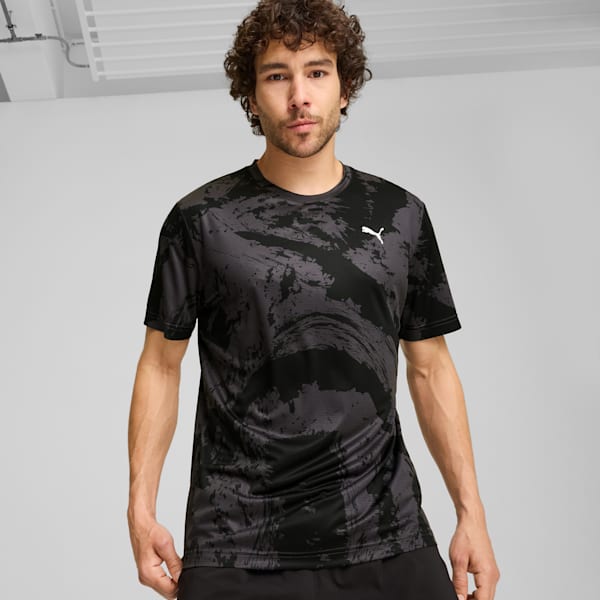 Remera con estampado Train All Day para hombre, PUMA Black, large-ARG