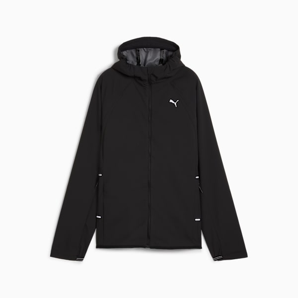 Campera impermeable PUMA RUN para mujer, PUMA Black, large-ARG