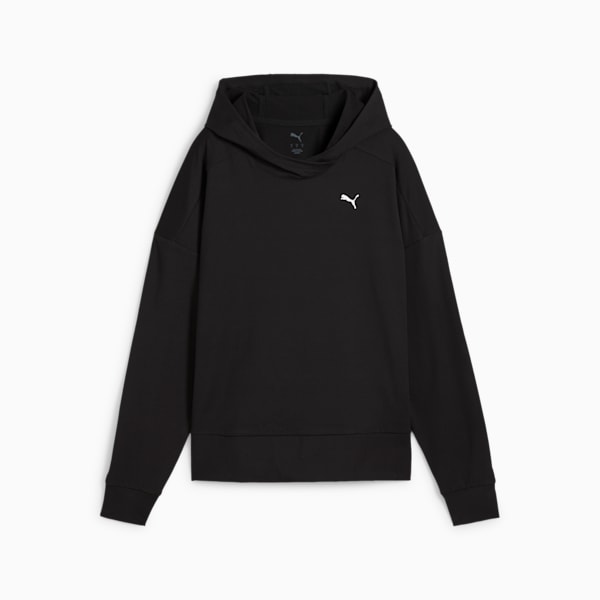 Buzo con capucha CLOUDPSUN para mujer, PUMA Black-PUMA White, large-ARG
