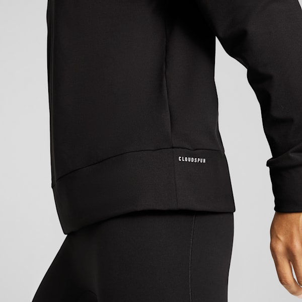 Buzo con capucha CLOUDPSUN para mujer, PUMA Black-PUMA White, large-ARG
