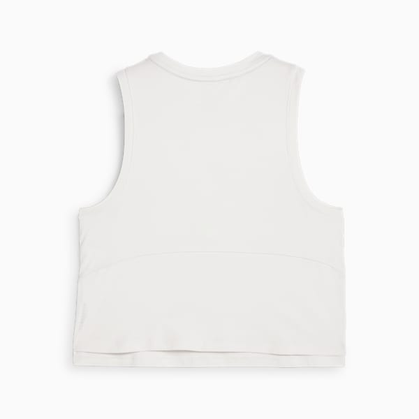 Musculosa corta CLOUDSPUN para mujer, Vapor Gray, large-ARG