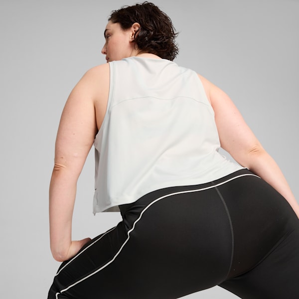 Musculosa corta CLOUDSPUN para mujer, Vapor Gray, large-ARG