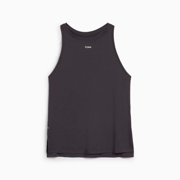 Musculosa con espalda deportiva CLOUDSPUN para mujer, Flat Dark Gray-Fizzy Apple, large-ARG