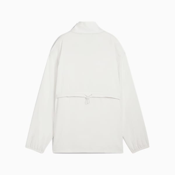 Woven Elastic Jacket Women, Vapor Gray, large-ZAF