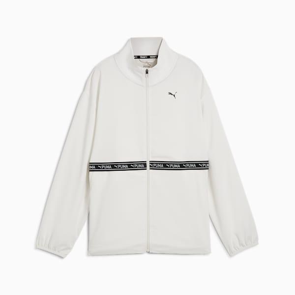 Woven Elastic Jacket Women, Vapor Gray, large-ZAF
