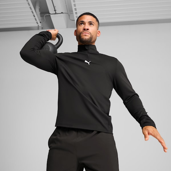 Buzo con cierre CLOUDSPUN para hombre, PUMA Black, large-ARG