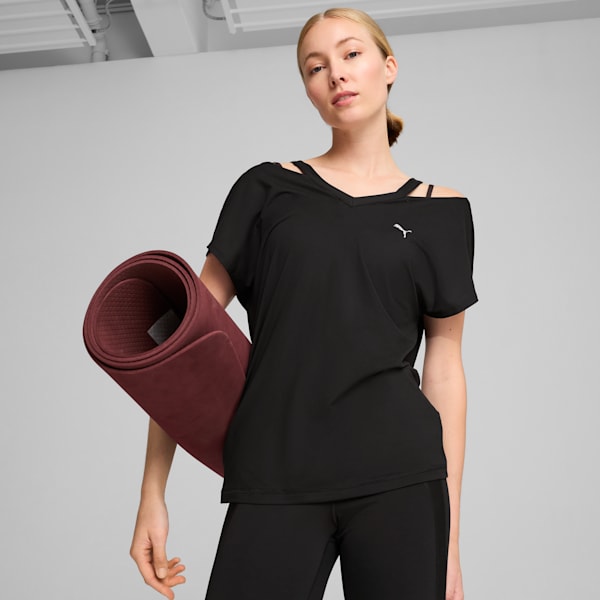 Remera STUDIO Fashion para mujer, PUMA Black, large-ARG