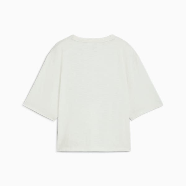 Remera corta STUDIO para mujer, Vapor Gray, large-ARG