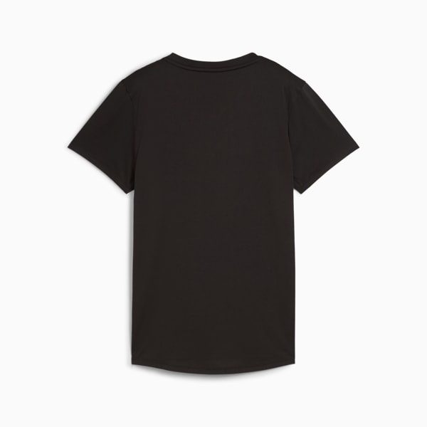 TAD ESSENTIALS V-Neck Tee Women, PUMA Black, large-ZAF