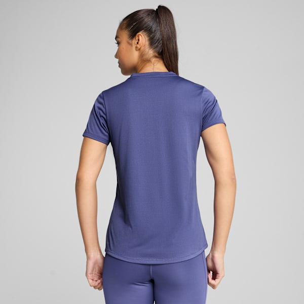 TAD ESSENTIALS V-Neck Tee Women, Blue Crystal, large-ZAF