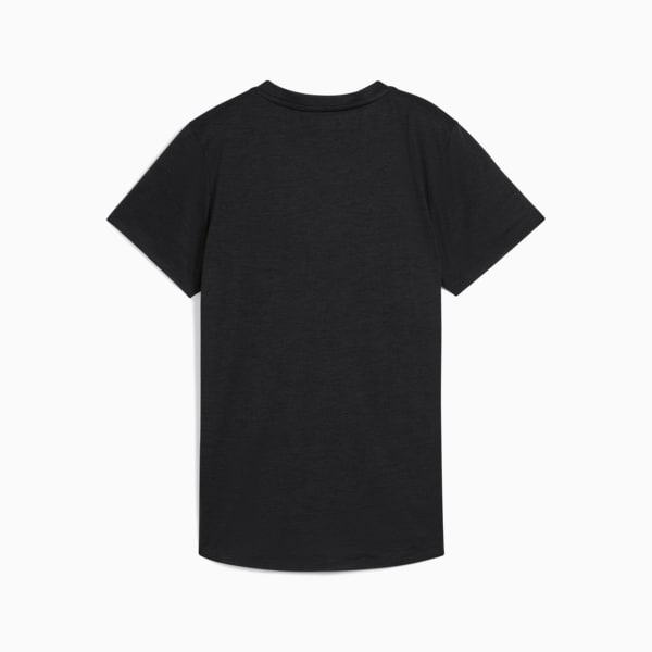 TAD ESSENTIALS Heather Tee Women, PUMA Black Heather, large-ZAF