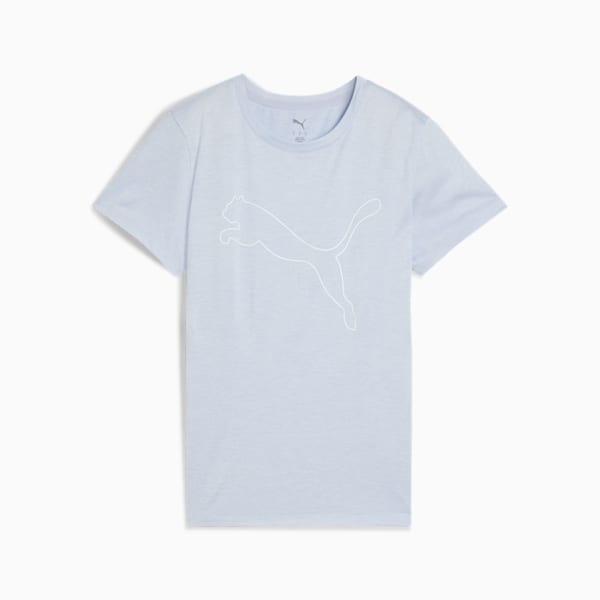 TAD ESSENTIALS Heather Logo Tee Women, Cool Weather Heather, large-MEX