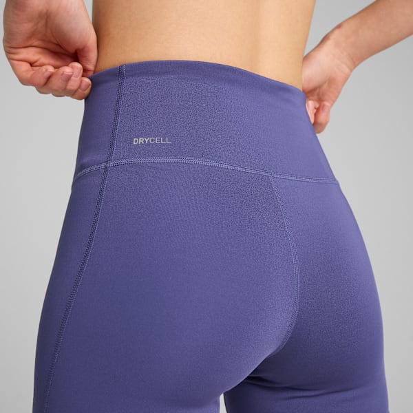 TAD ESSENTIALS 5" Short Tights Women, Blue Crystal, large-ZAF