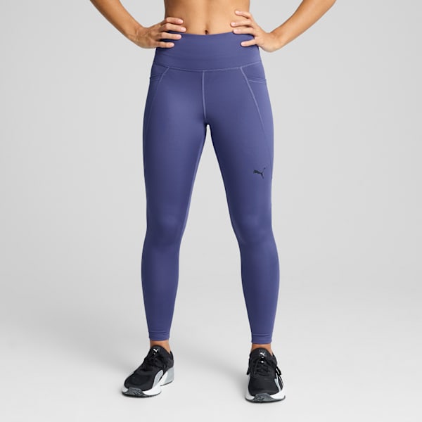 TAD ESSENTIALS 7/8 Tigths Women, Blue Crystal, large-ZAF