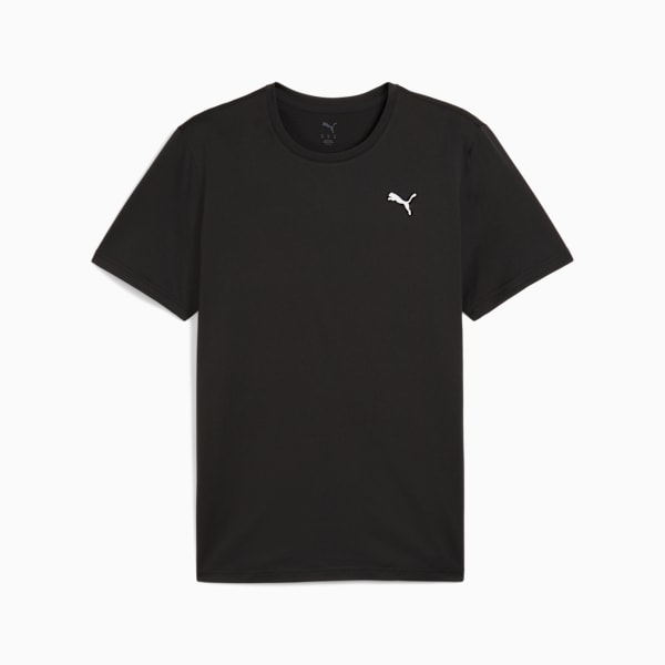 TAD ESSENTIALS Solid Cat Tee Men, PUMA Black, large-ZAF