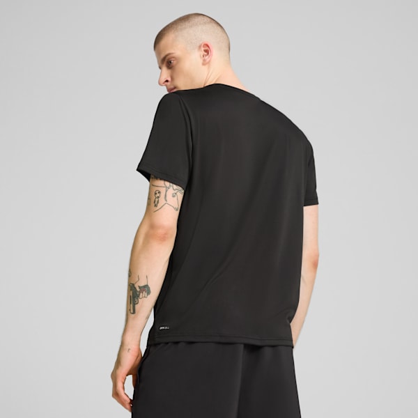 TAD ESSENTIALS Solid Cat Tee Men, PUMA Black, large-ZAF