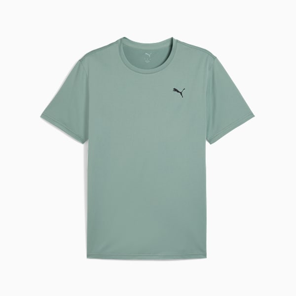 TAD ESSENTIALS Solid Cat Tee Men, Green Moon, large-ZAF
