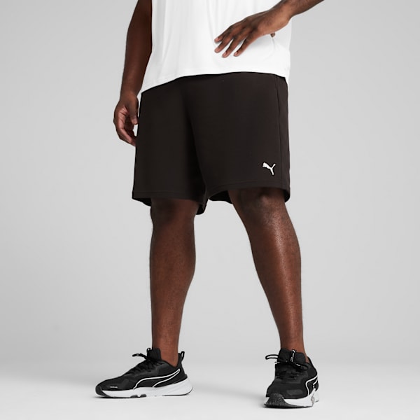 TAD ESSENTIALS 8" Knit Shorts Men, PUMA Black, large-MEX