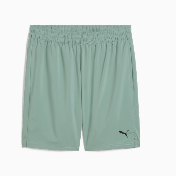 TAD ESSENTIALS 7" Woven Shorts Men, Green Moon, large-ZAF