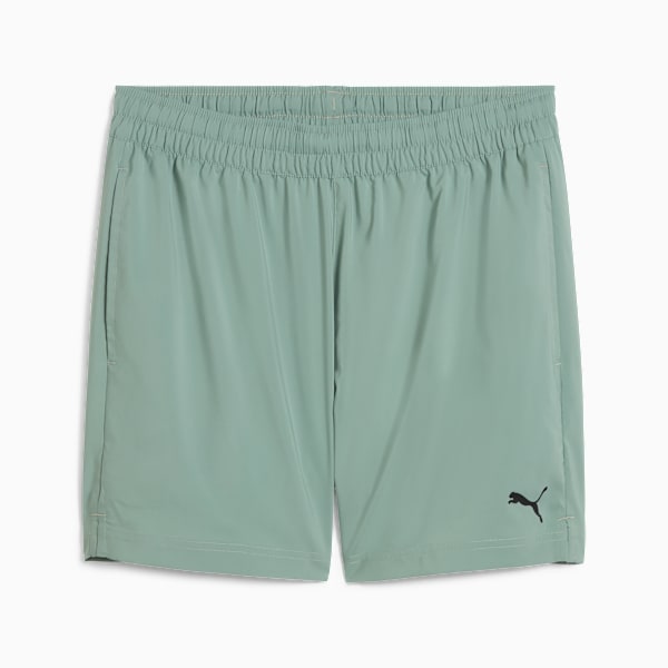 TAD ESSENTIALS 5" Woven Shorts Men, Green Moon, large-ZAF