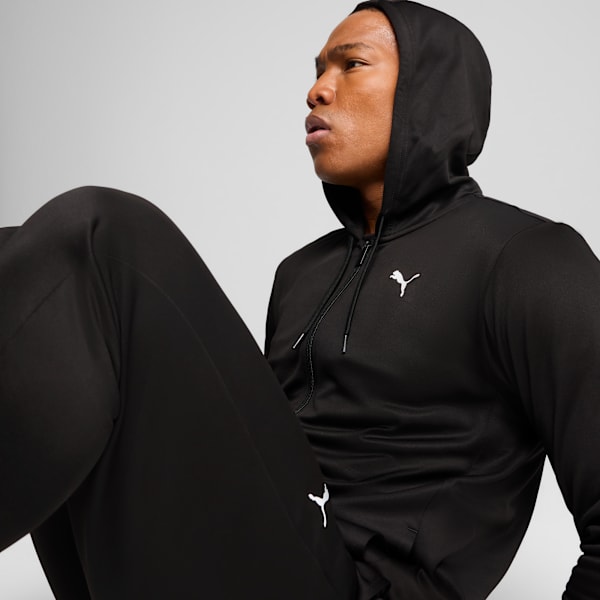 Campera Train All Day Essentials PWRfleece para hombre, PUMA Black, large-ARG