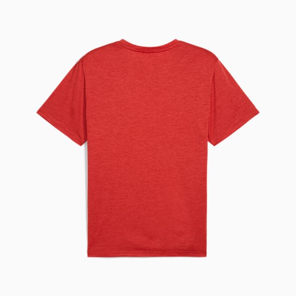 TAD ESSENTIALS Heather Cat Tee Men, Red Fire Heather, large-ZAF