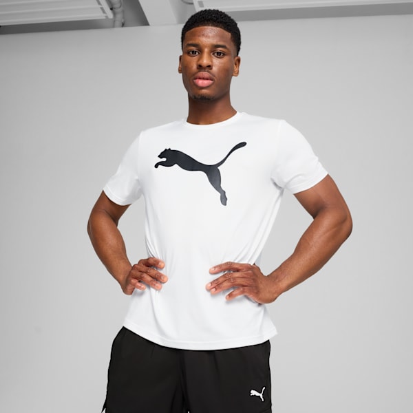 TAD ESSENTIALS Solid Cat Tee Men, PUMA White, large-ZAF
